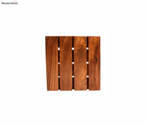 Tribal Art Wooden Handcrafted Coaster - Set of 4