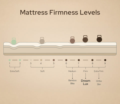 DreamLux Smart Ortho Memory Foam Mattress (6 inch, Queen Size, 78 x 60)