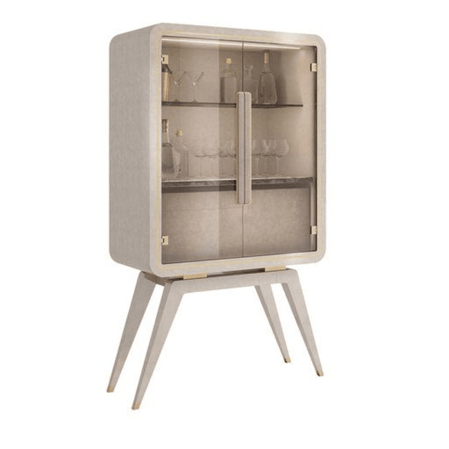Trueliving Cream  Modern Bar Cabinet(‎Standard (Between 20-40 In Width, 30-40 In Height)
