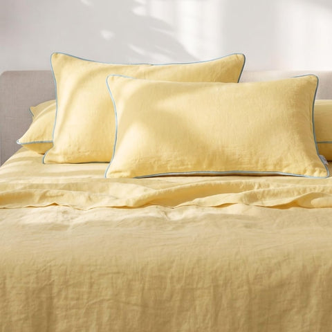 Luxury Pure Linen Bedding Set – Beige Dunes | King Size | Hospitality Collection