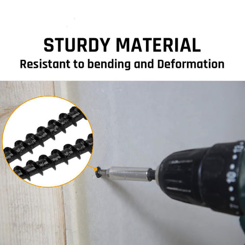 Doon Home Solutions Drywall S.S Star Screw&nbsp; - Secure and Efficient Fixing for Every Project,Black Phosphate Screw for Wall &amp; Home Tools, (13*6,19*6,25*6,32*6,38*8)mm