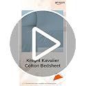 Cotton Bedsheet with 2 Pillow Cover for King Bed Egyptian 500 TC Bed Sheet Set - Light Blue Bedding Set - Durable, Ultra Soft, Hotel Quality, Export Finish Luxurious Sheets