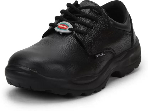 Trueliving_New Arrivals-Safety Products-LIBERTY Freedom Shakti01 Lace Up For Men Black Safety Shoes Size : 07