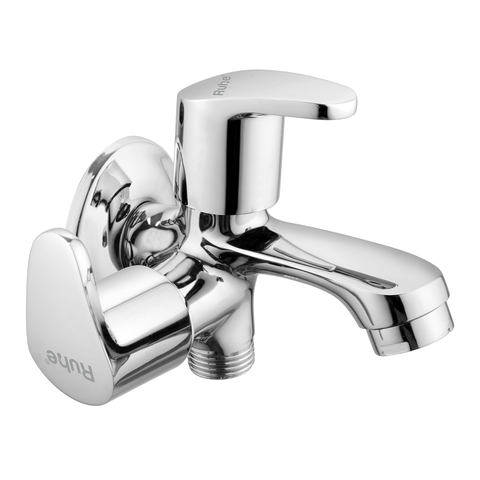 Trueliving Flora Vela Two Way Bib Tap Brass Faucet (Double Handle)20 Inches