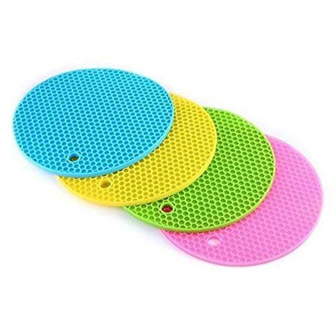 Silicone Heat Resistant Table Mat (Pack of 4)
