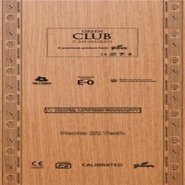 Trueliving_Green Club 5 Hundred BWP Grade 7 ft x 4 ft Plywood - 6 mm_Plywood_ 78/Sq. Ft.