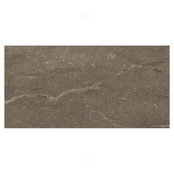 Trueliving_Orient Bell Piasentina Stone Brown Glossy 600 mm x 300 mm Ceramic Wall Tile_Price-45_Per Sq Ft.