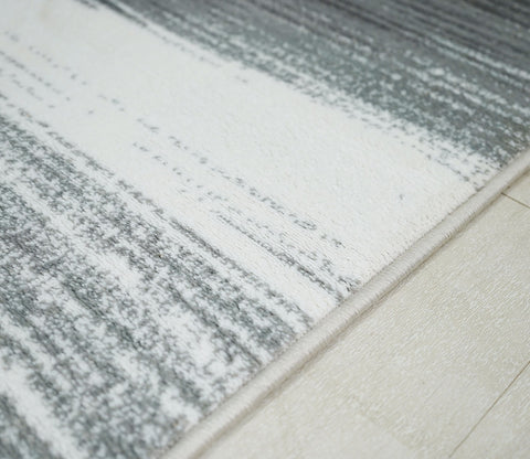 Mersey Grey Abstract Carpet (7.5 x 5 Feet)