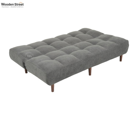 Castello Premium Upholstery Fabric Sofa cum Bed (Grey)