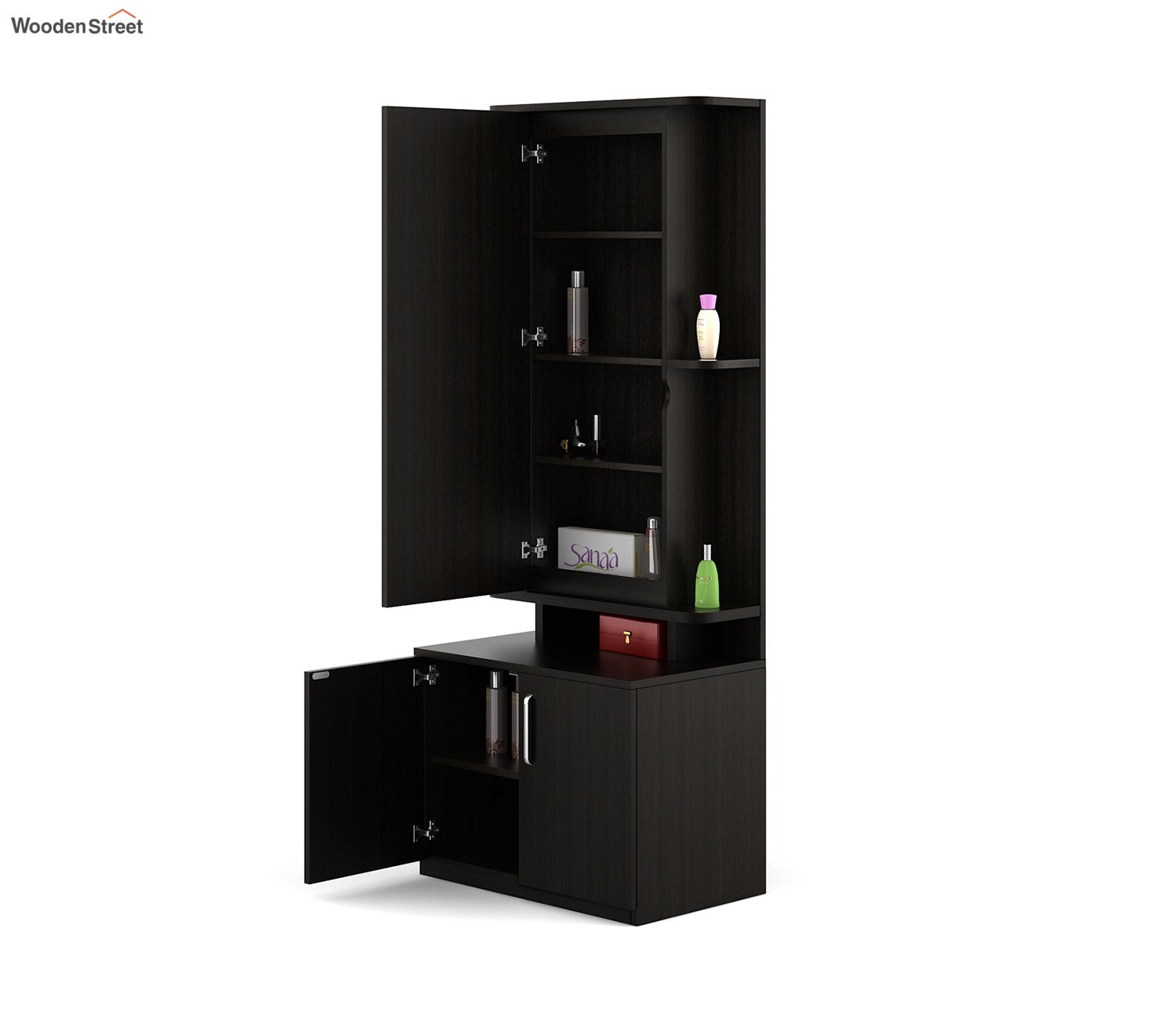 Kosmo Ora Engineered Wood Dressing Table (Brown)