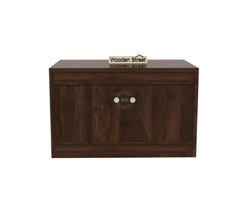 Anton Engineered Wood Shoe Rack without Cushion (Columbian Walnut Finish)