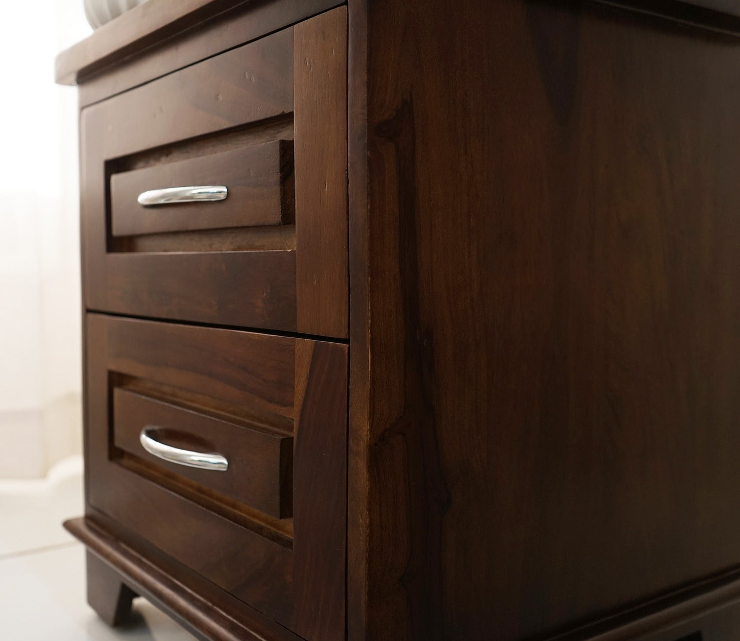 Madison Bedside Table (Walnut Finish)