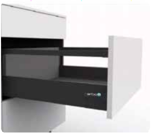 Trueliving TANDEM SLIDE GREY WITH SQUARE GALLERY (6")