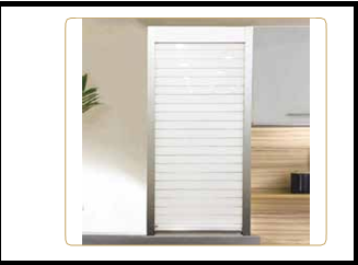 Truliving_ROLLING SHUTTER GLASS WHITE 600MM