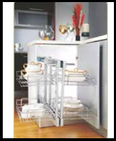 Trueliving_UNIVERSAL WIRE MAGIC Silver  CORNER (SOFT CLOSE)  *38''20''20''