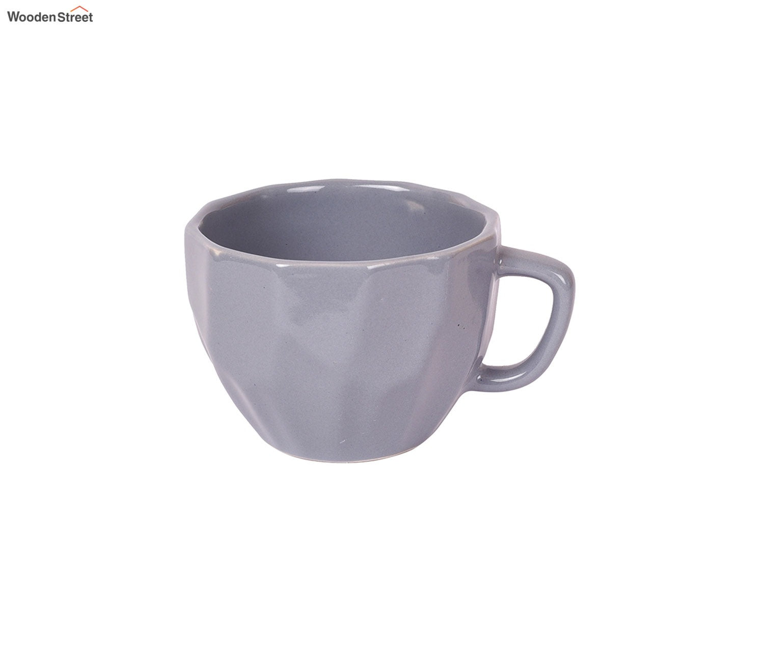 Smokey Dent Ceramic Tea Cups (Set of 6)