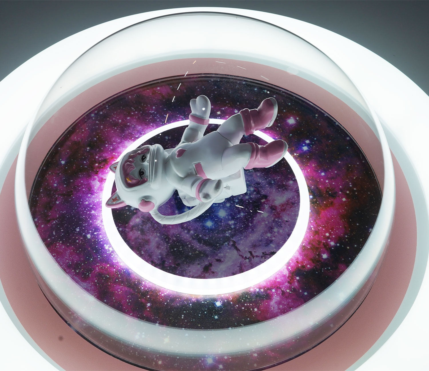 Crystal Starlight Pink Ceiling Light