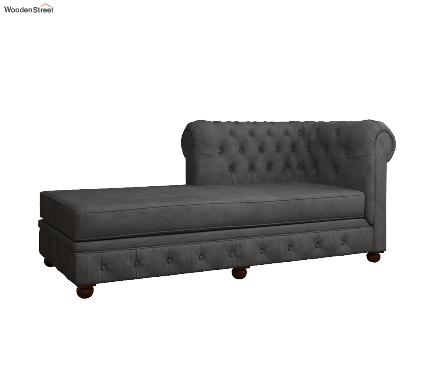 Henry Chaise Lounge (Graphite Grey)