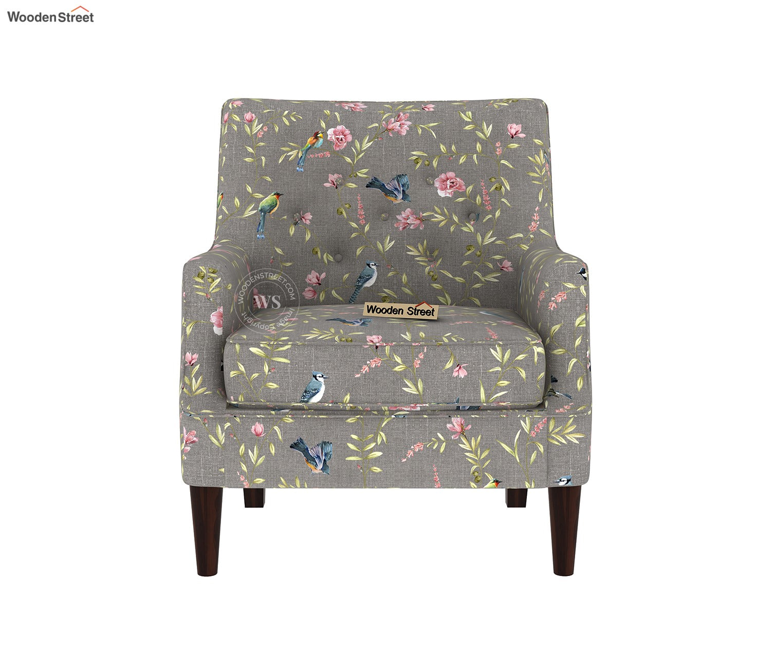 Adoree Lounge Chair (Grey Robins)