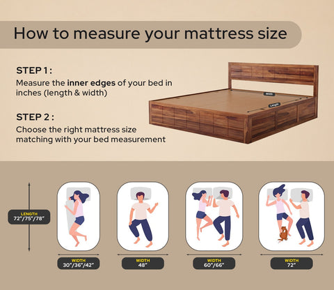 Bamboo Bliss Natural Cooling Latex Mattress (8 inch, King Size, 78 x 72)