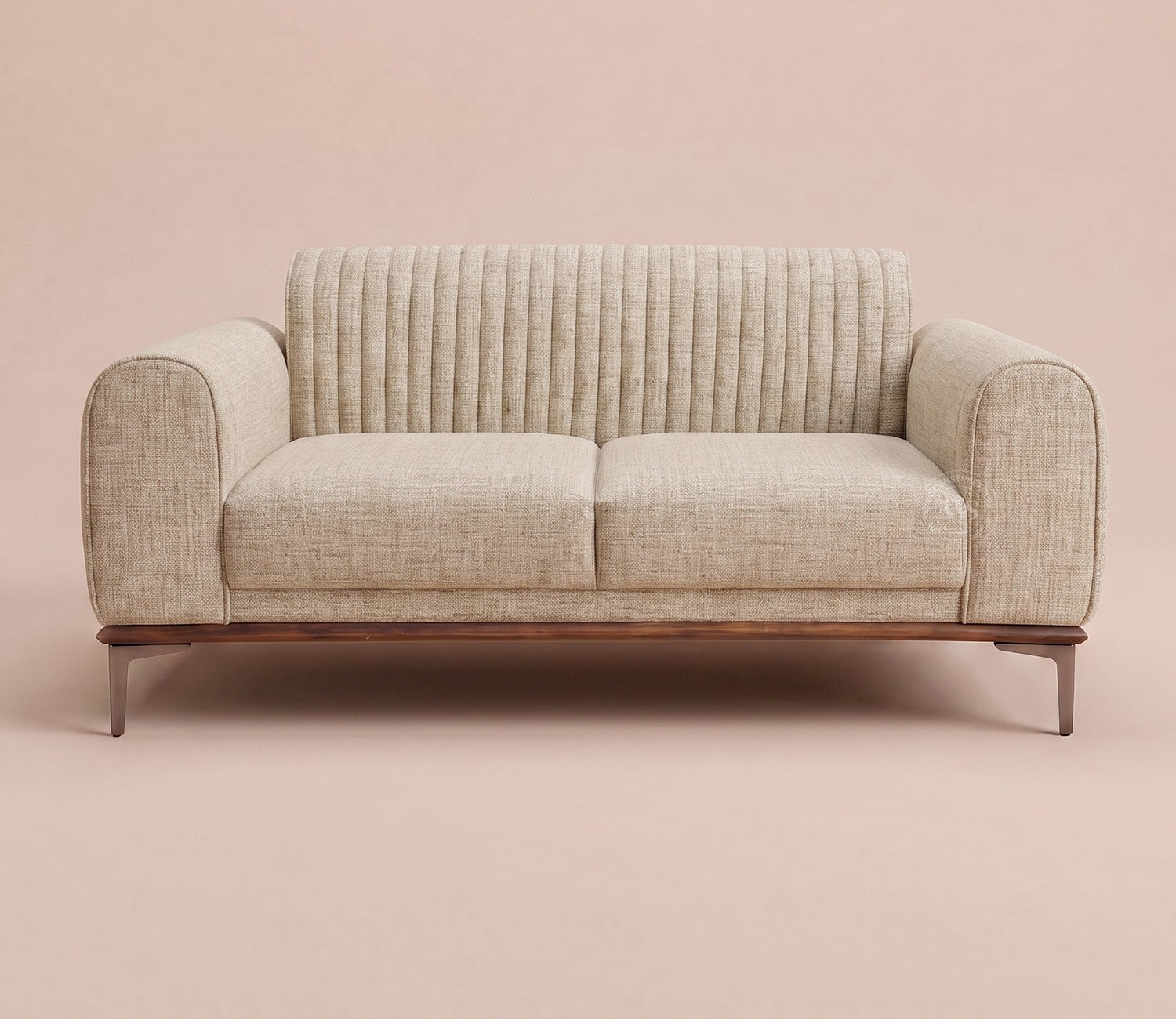 Lorenz 2 Seater Sofa (Cotton, Jade Ivory)