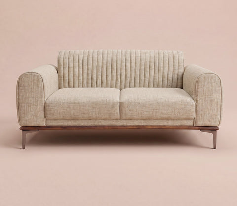 Lorenz 2 Seater Sofa (Cotton, Jade Ivory)