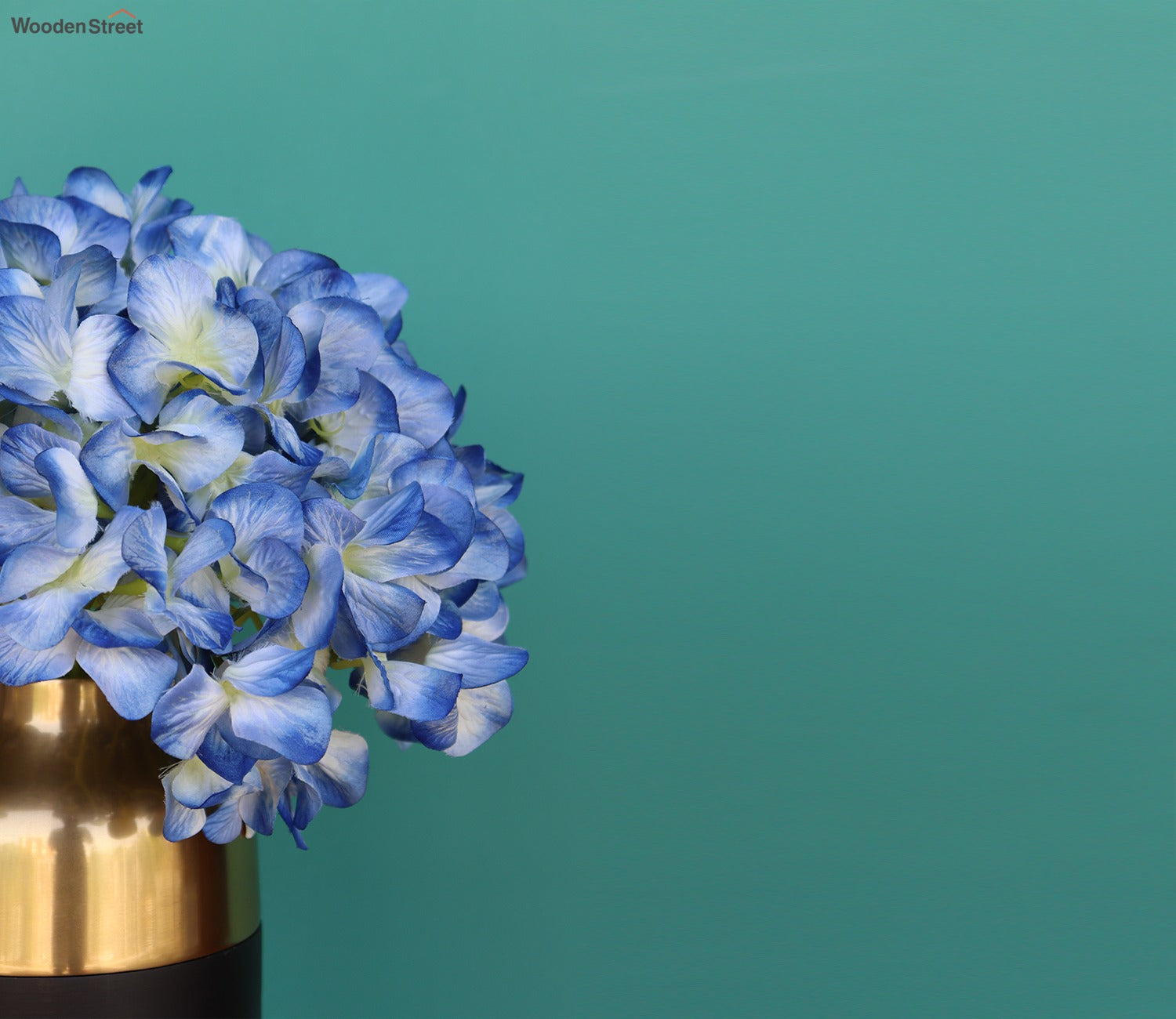 Blue Hydrangea Artificial Flower
