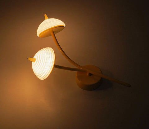 Nadia Dual Shade Metal Wall Light
