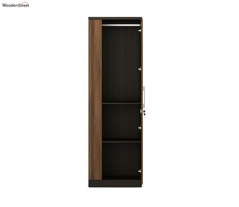 Kosmo Ken 1 Door Engineer Wood Wardrobe With Mirror