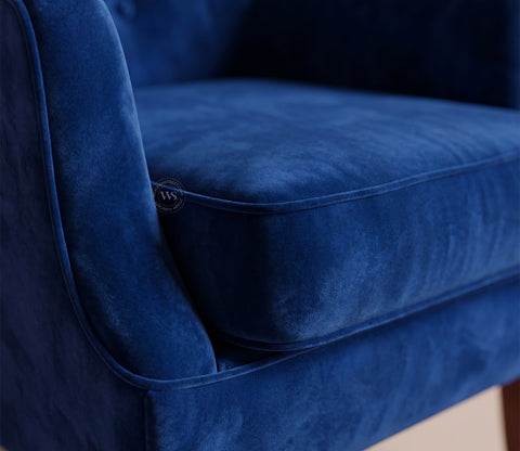 Adoree Lounge Chair (Indigo Blue)