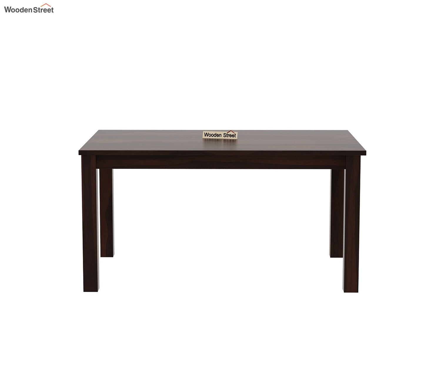Janet 6 Seater Dining Table (Walnut Finish)