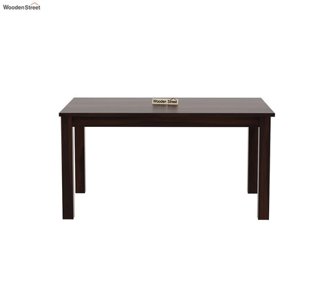 Janet 6 Seater Dining Table (Walnut Finish)