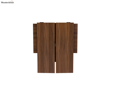 Capella Study Table with Shelf (Exotic Teak Finish)