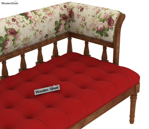 Reyes Bench With Back Rest (Cotton, Cream Blossom)