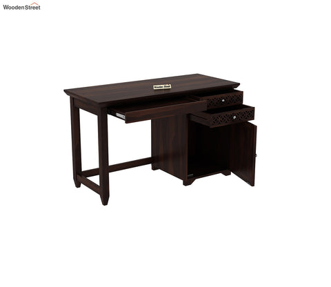 Cambrey Office Table (Walnut Finish)