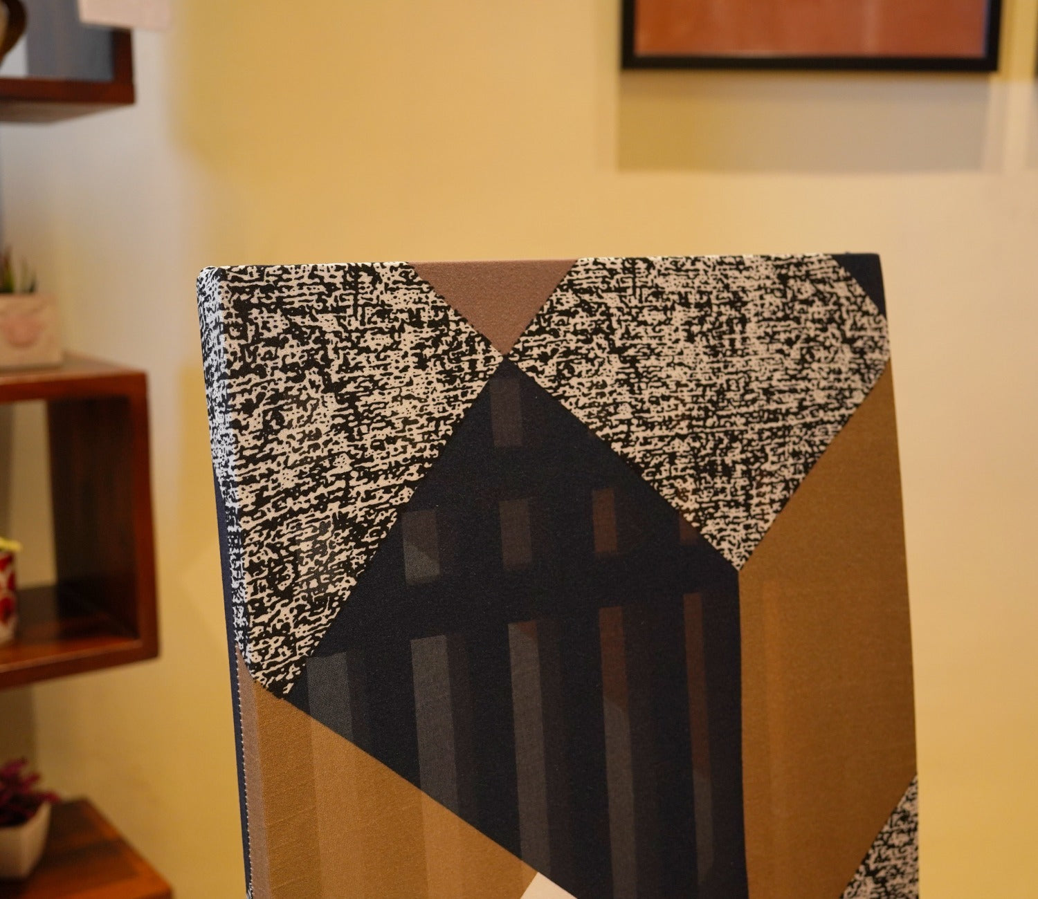 Cedric Modern Abstract Printed Polyester Spandex 1 Piece Chair Cover