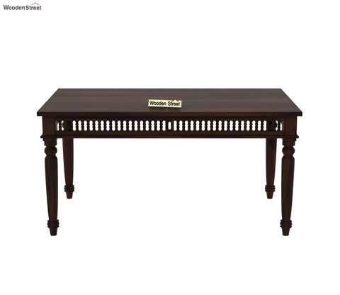 Alanis 6 Seater Dining Table (Walnut Finish)