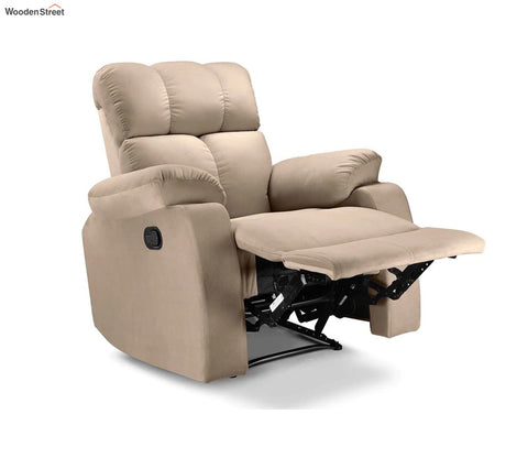 Valios Manual Recliner Sofa (Beige)