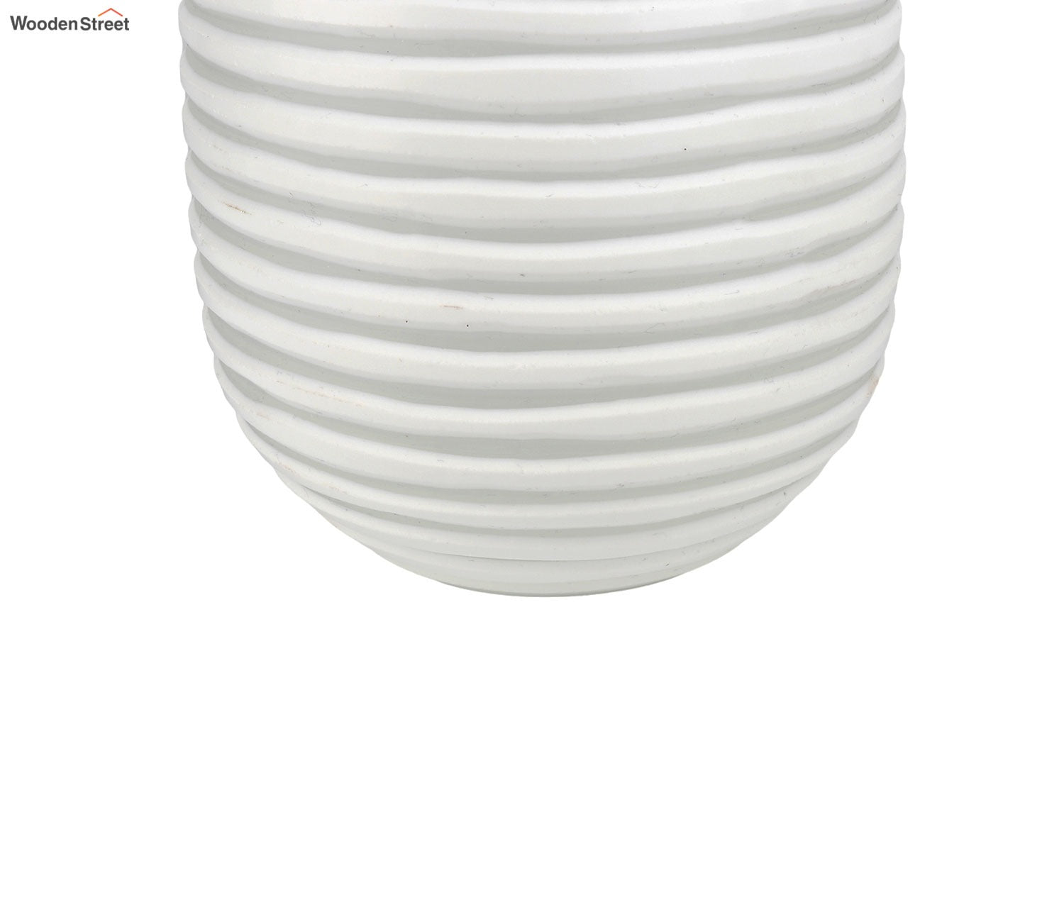 Petal Nest Vase Glass (White)