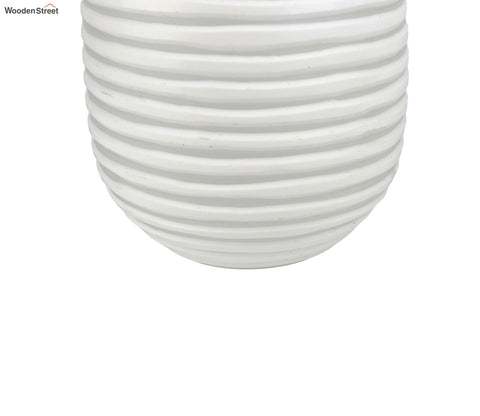 Petal Nest Vase Glass (White)