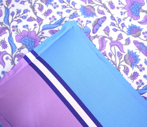 Pernia Moments Queen Size Bedsheet (Purple)