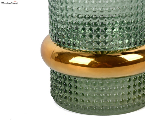 Bloom Box Glass Vase (Green, L)