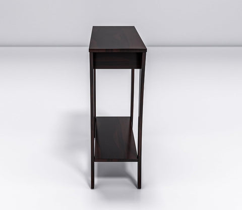 Wooden Partition Leave Design Console Table