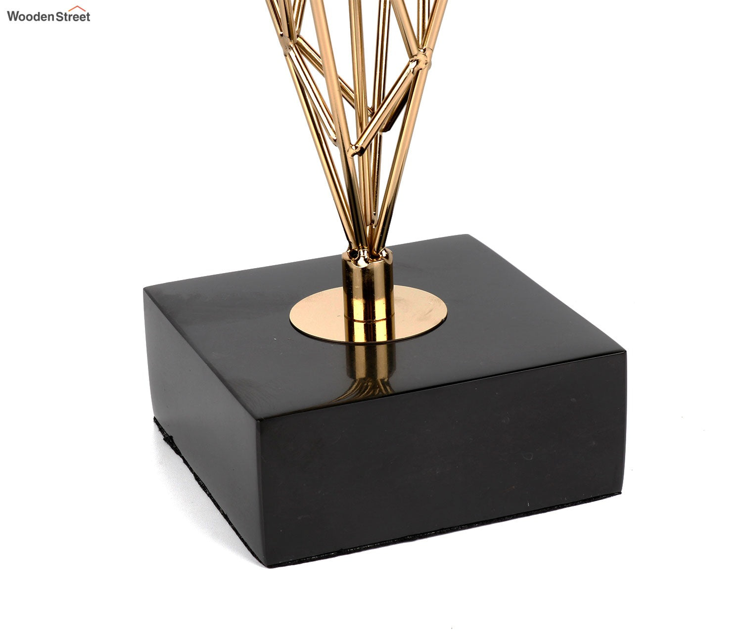 Whimsical Rhombus Console Table Decor (L, Gold)