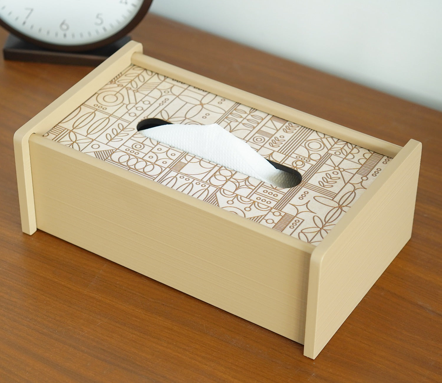 Laurel Wooden Tissue Paper Holder
