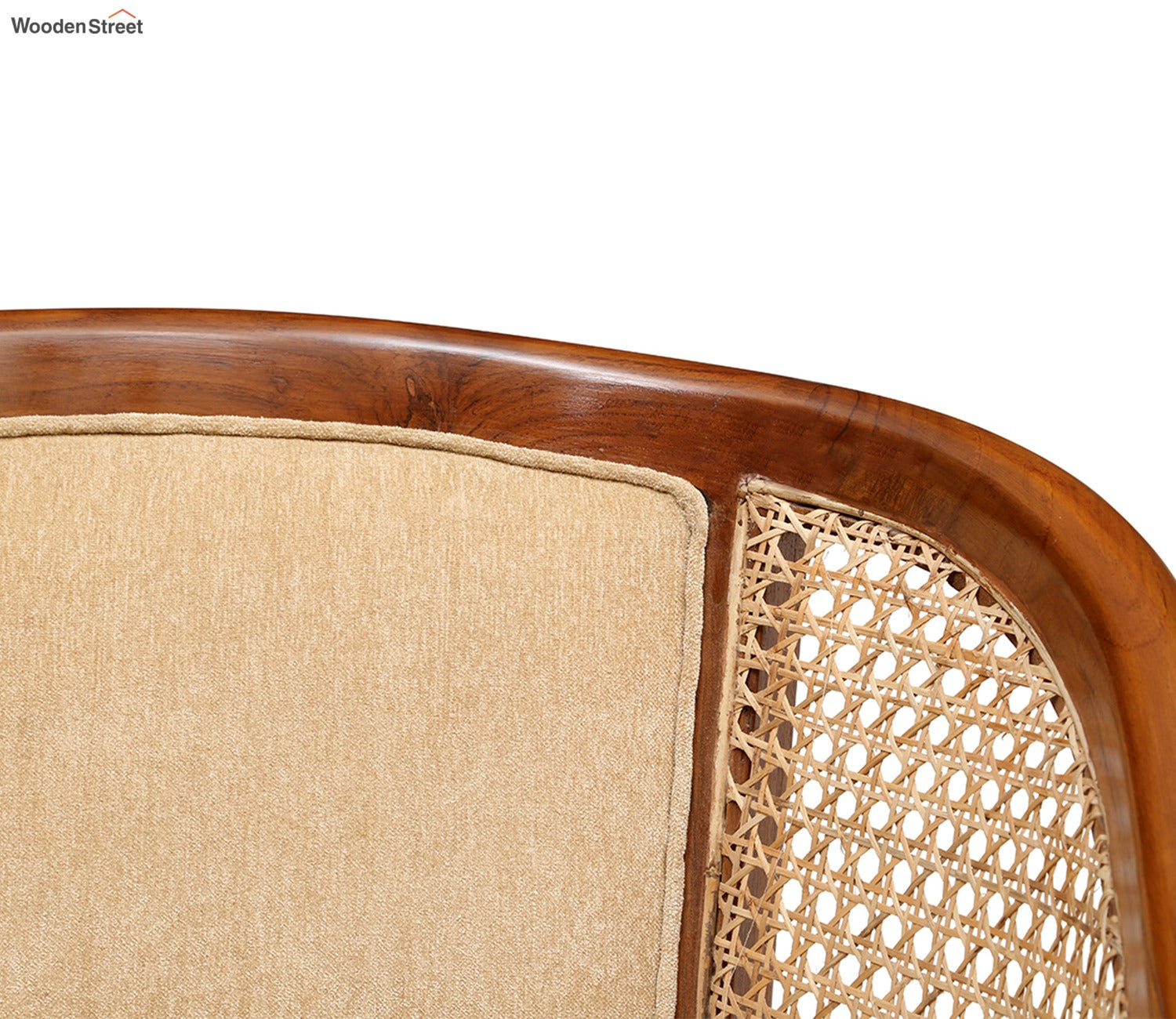 Dura Barrel Single Chair With Cane Work