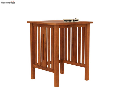 Ayotte Solid Wood Nest of Tables (Honey Finish) - Set Of 3