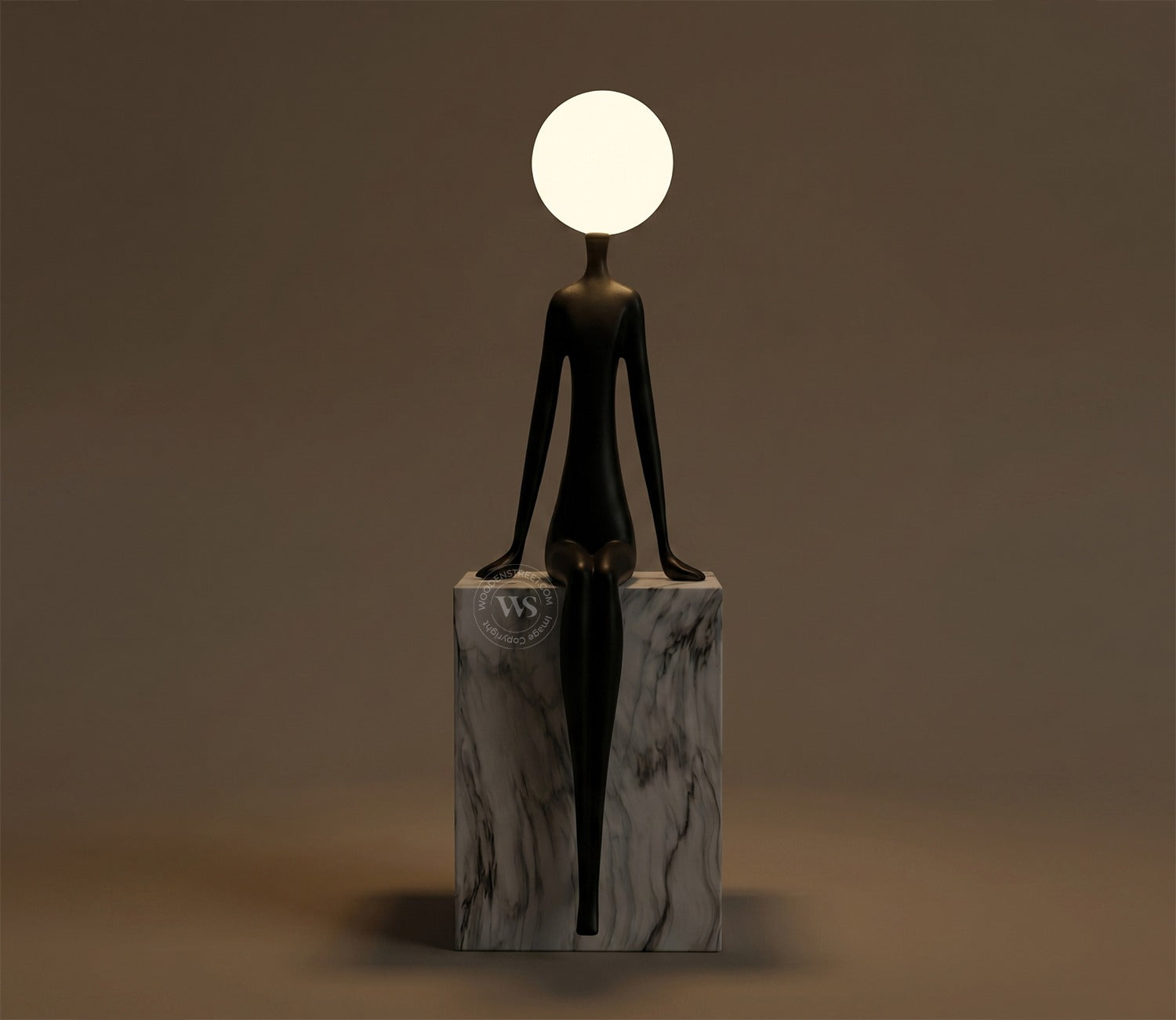 Athens Male Table Lamp