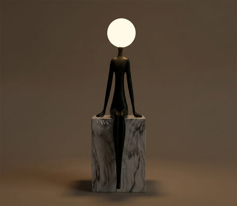 Athens Male Table Lamp