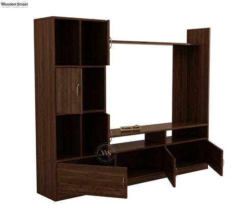 Wayne Engineered Wood TV Unit With Cabinets (Columbian Walnut Finish)